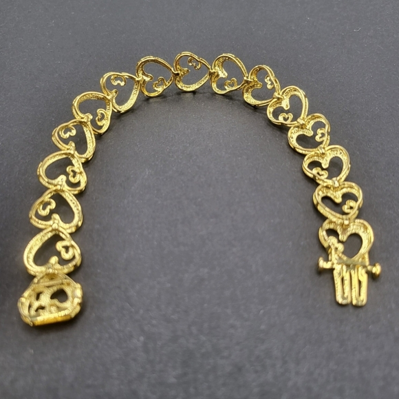 Vintage heart bracelet - Picture 4 of 7